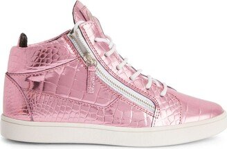 Kriss high-top leather sneakers