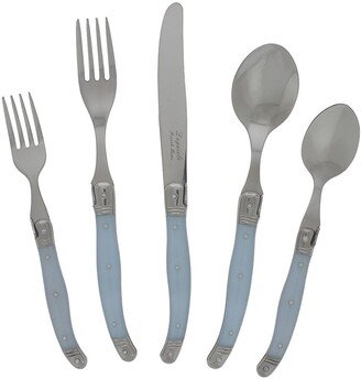 20 Piece Laguiole Ice Blue Flatware Set