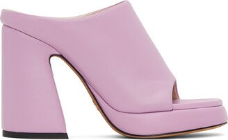 Purple Forma Platform Sandals