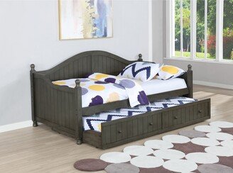 CDecor Boston Warm Grey Daybed With Trundle