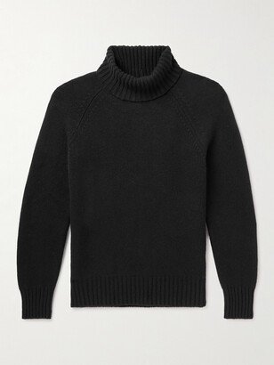 Cashmere-Blend Rollneck Sweater