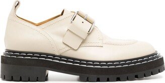 Lug-Sole Buckled Oxfords