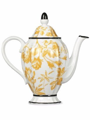 Botanical-Print Coffee Pot