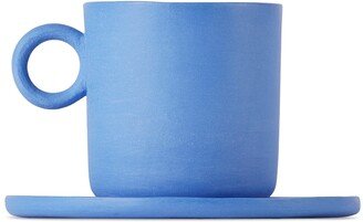 BEN Blue Tea Cup & Saucer Set