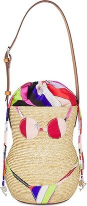 Straw Bag in Beige