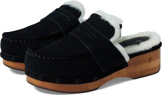 Melody Shearling (Black) Women's Shoes