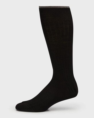 Men's 3-pack Ribbed Merino Crew Socks