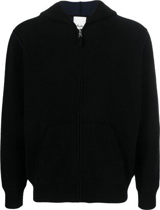 Classic-Hood Zip-Up Jumper