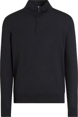 Mock-Neck Half-Zip Jumper