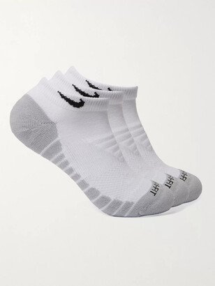 Nike Training Three-Pack Everyday Cushioned Dri-FIT No-Show Socks