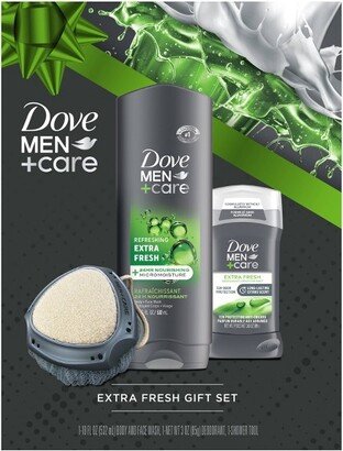 Dove Men+Care Extra Fresh Gift Set - 3ct/21 fl oz