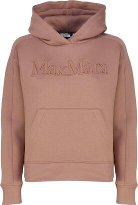 'S Max Mara Logo Embroidered Long-Sleeved Hoodie