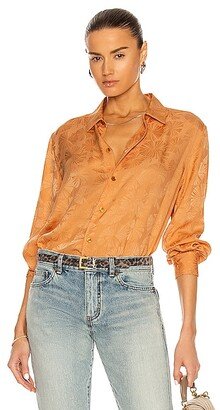 Western Blouse in Orange