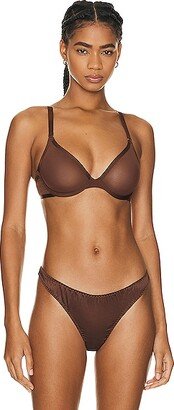 CUUP The Plunge Bra in Brown