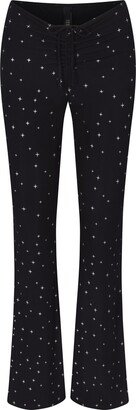 Soft Lounge Ruched Pant | Onyx Sparkle Print