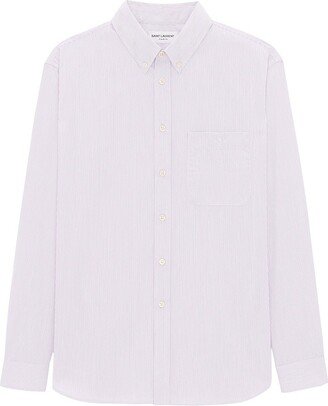 Cassandre Shirt In Striped Cotton Poplin