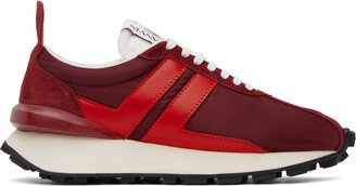 Red & Burgundy Bumpr Sneakers