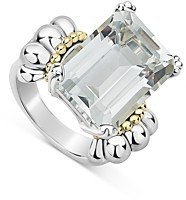 Sterling Silver & 18K Yellow Gold Glacier White Topaz Ring