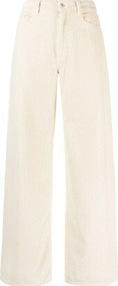 Wide-Leg Tailored Trousers-BA