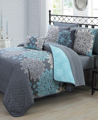 Avondale Manor Amber 9 Pc Queen Quilt Set