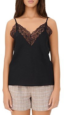 Leatoni Silk Lace Trim Camisole