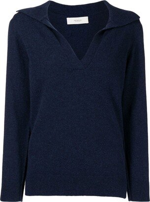 Polo-Style Cashmere Jumper