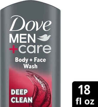 Dove Men+Care Deep Clean Micro Moisture Purifying Body Wash - 18 fl oz