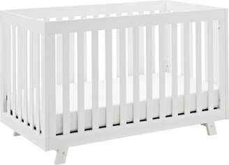 Storkcraft Beckett 3-in-1 Convertible Pine Wood Crib with Adjustable Height Mattress and Converts to Toddler Bed & Day Bed