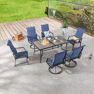 Patio Festival Rectangular 6-Person Outdoor Dining Set