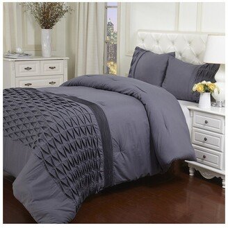 Arabella 3Pc Polyester Bedding Set Bed In Bag