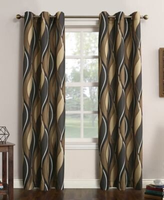 No. 918 Intersect Geometric Print Curtain Collection