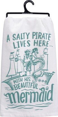 Beach Kitchen Towel Set Of Two, Tea Towel, Decor, Nautical Pirate