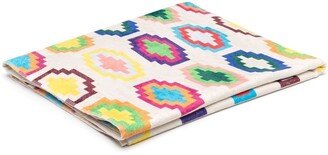 Geometric-Print Cotton-Blend Beach Towel