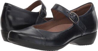 Fawna (Navy Burnished Calf) Women's Shoes