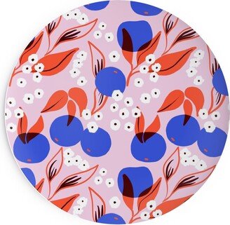 Salad Plates: Abstract Fruits And Flowers - Multi Salad Plate, Multicolor