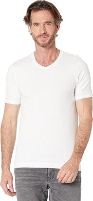 Stretch-Fit V-Neck Undershirt 4-Pack (White 1) Men's Clothing