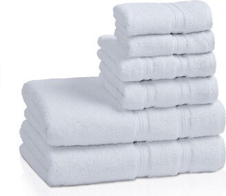 Smart Dry Zero Twist Cotton 6-Piece Assorted Towel Set