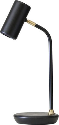 Brightech Ezra LED Task Lamp w/ Wireless Charger Black