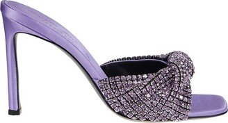 X Evangelie Smyrniotaki Embellished Slip-On Mules