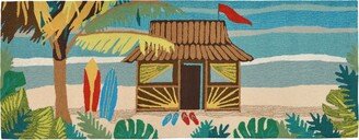 Liora Manne' Frontporch Tiki Hut 2' x 5' Runner Outdoor Area Rug