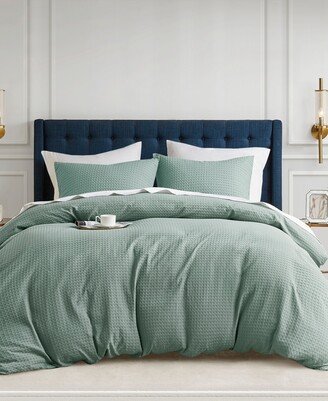 Mina Waffle Textured 2-Pc. Duvet Set, Twin/Twin Xl