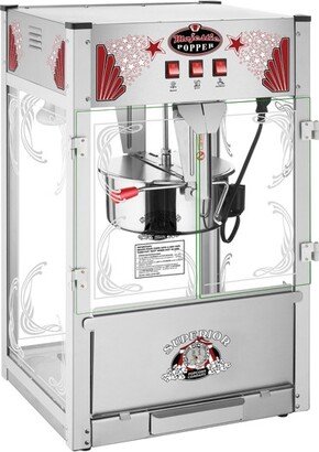 Majestic Countertop Popcorn Machine- Extra Large Movie Theater Style Popper- 16oz Kettle, and Warming Deck by Superior Popcorn Company