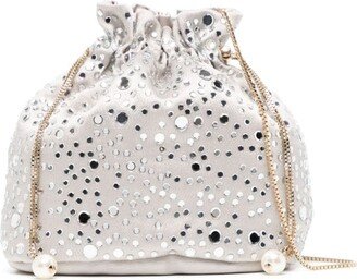 Selene Illusione embellished bucket bag-AB