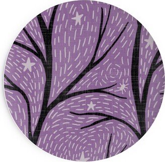 Salad Plates: Spooky Night - Purple Salad Plate, Purple