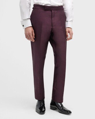 Men's Solid Twill Dress Pants