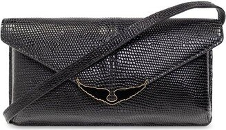 Borderline Embossed Clutch Bag