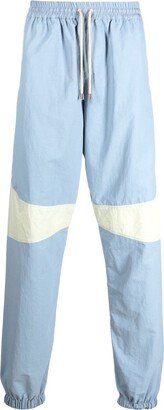 RANRA Contrasting-Panel Drawstring Track Pant