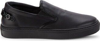 Valentino by Mario Valentino Dino Leather Platform Slip On Sneakers