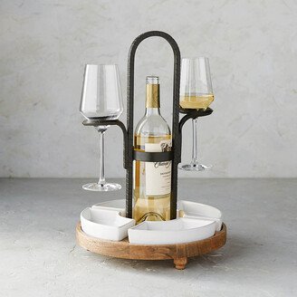 Weston Wine & Charcuterie Caddy One-bottle