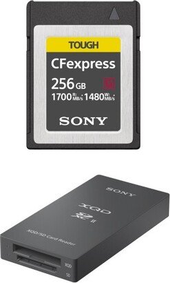 256GB TOUGH CEB-G Series CFexpress Type B Memory Card bundle